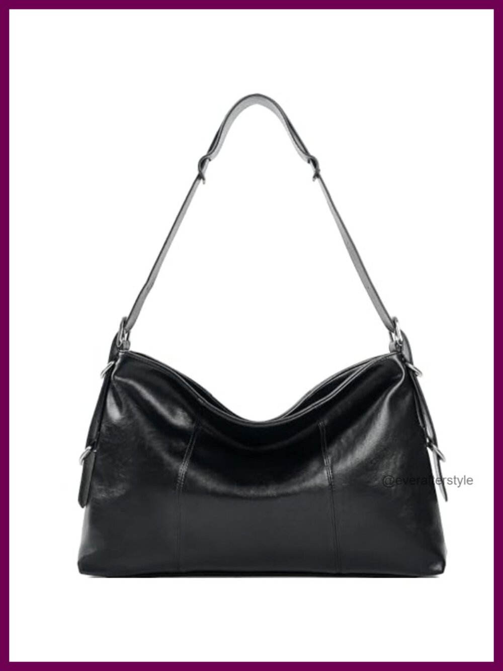 Soft Faux Leather Slouchy Hobo Bag Large Tote Shoulder Bag